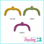 FRAME - ROUND-PLASTIC-17.5CM (YELLOW, GREEN & PURPLE)